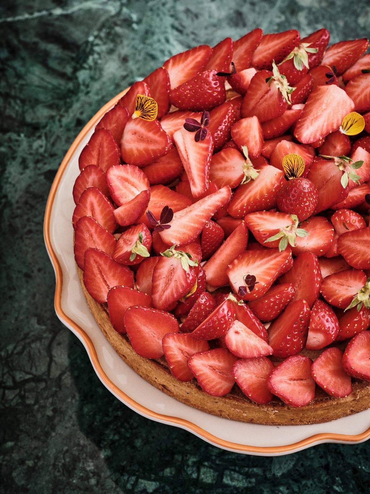 La tarte aux fraises du Paris Bonheur, à partager